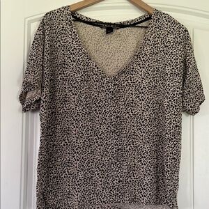 Victoria's Secret Crop T-shirt leopard print M